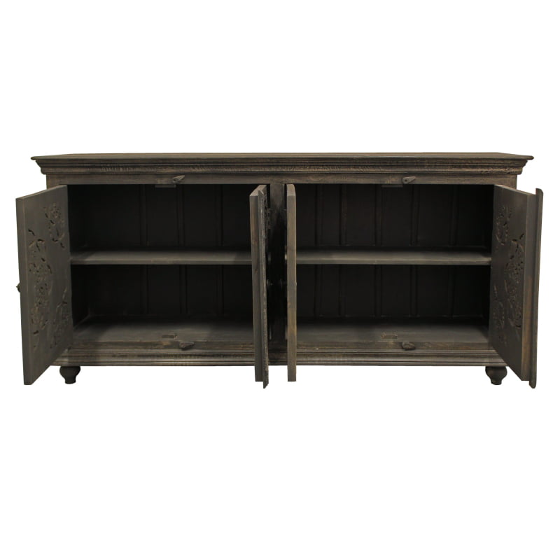 Forma 4-Door Sideboard - Distressed Gray - Image 4