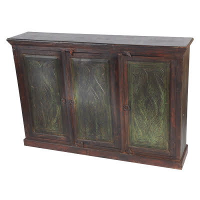 Historic 3-Door Hand-carved Buffet