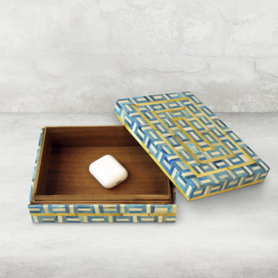 Ode Blue Grid Box