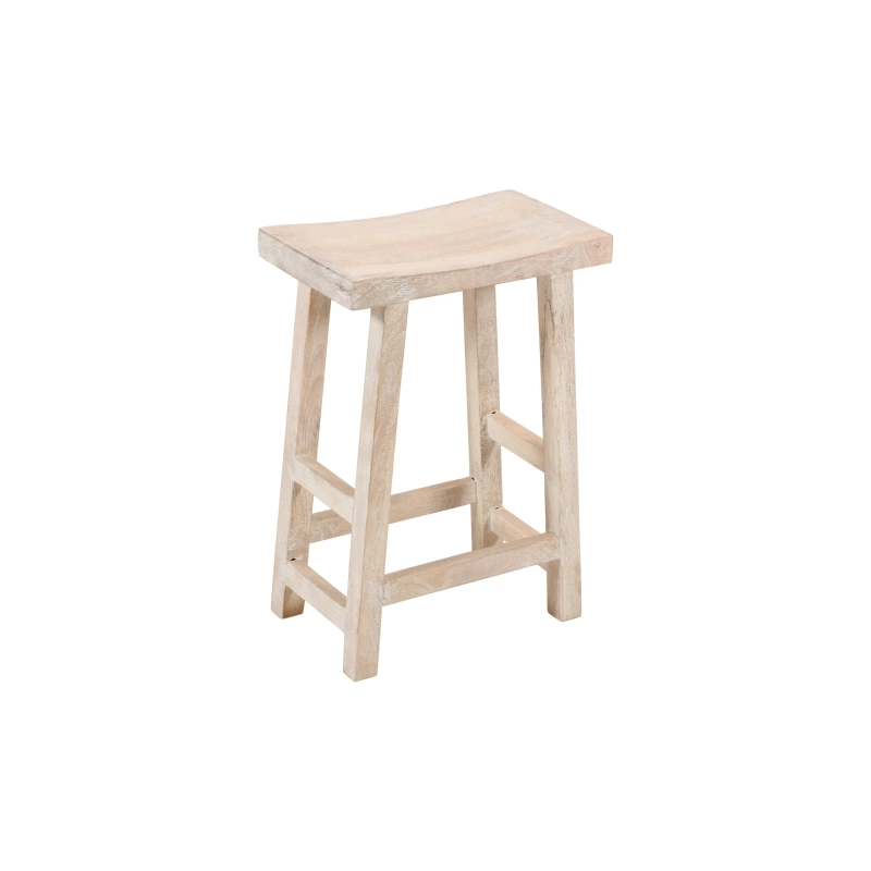 Choksi Bar Table and Stools 4-Piece Set - Brushed White Finish - Image 6