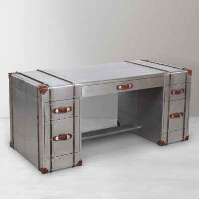Aviator 5-Drawer Executive Desk