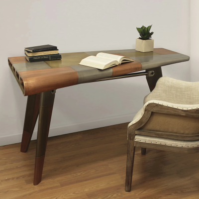 Hughes Desk - Tri-Tone Metal Cladding