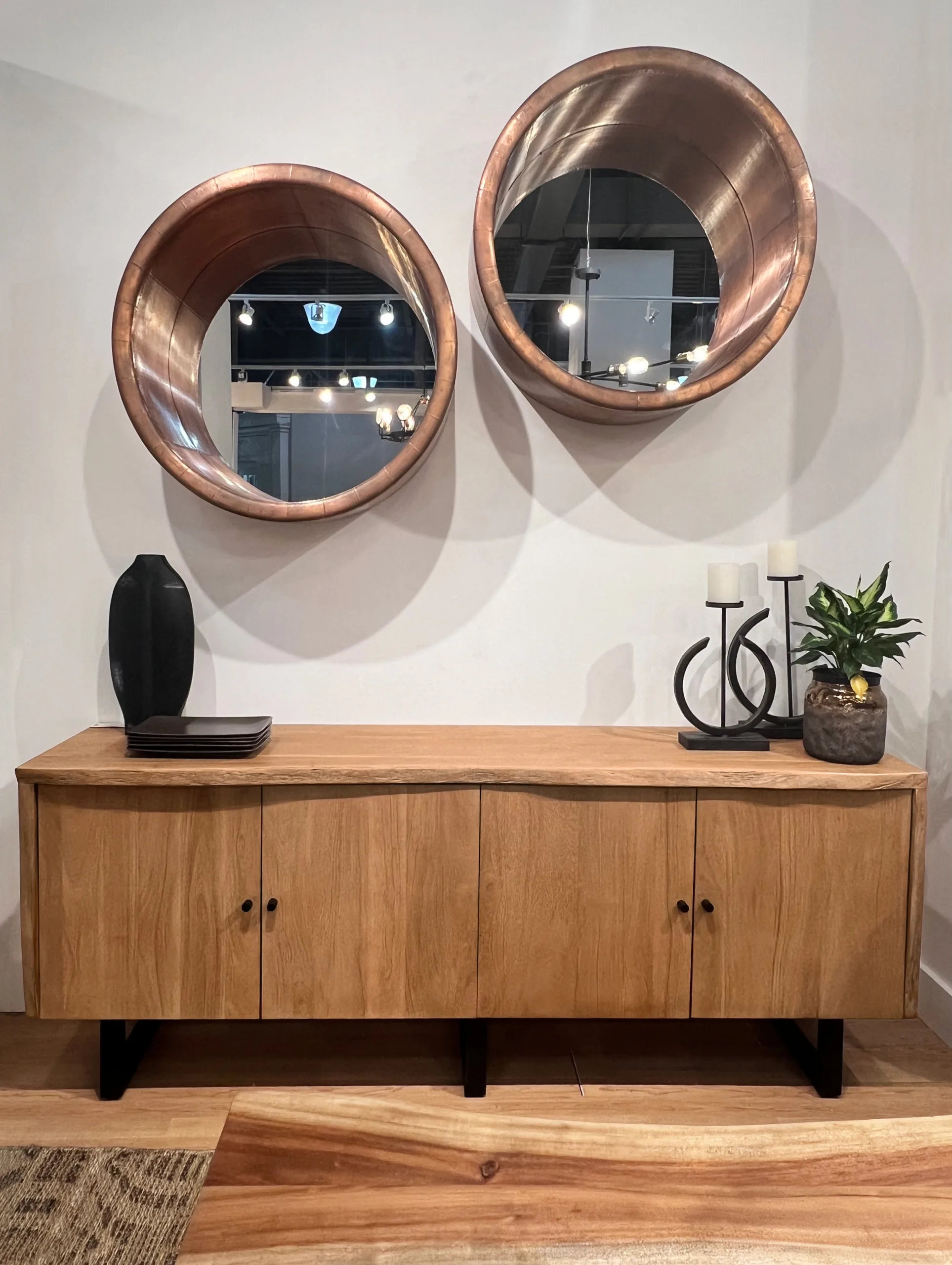 Hughes Earhart Mirror - Copper