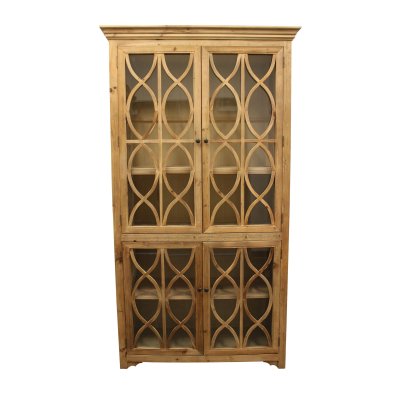 Bailey Izzy 4-Door Glass Cabinet