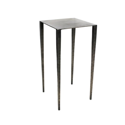 Diego Iron Side Table - Antique Nickel