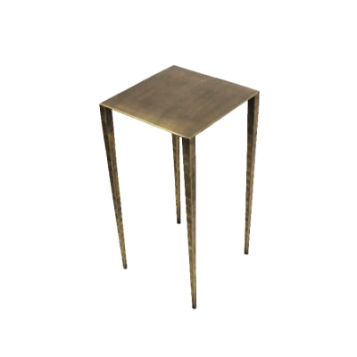 Diego Iron Side Table - Antique Brass