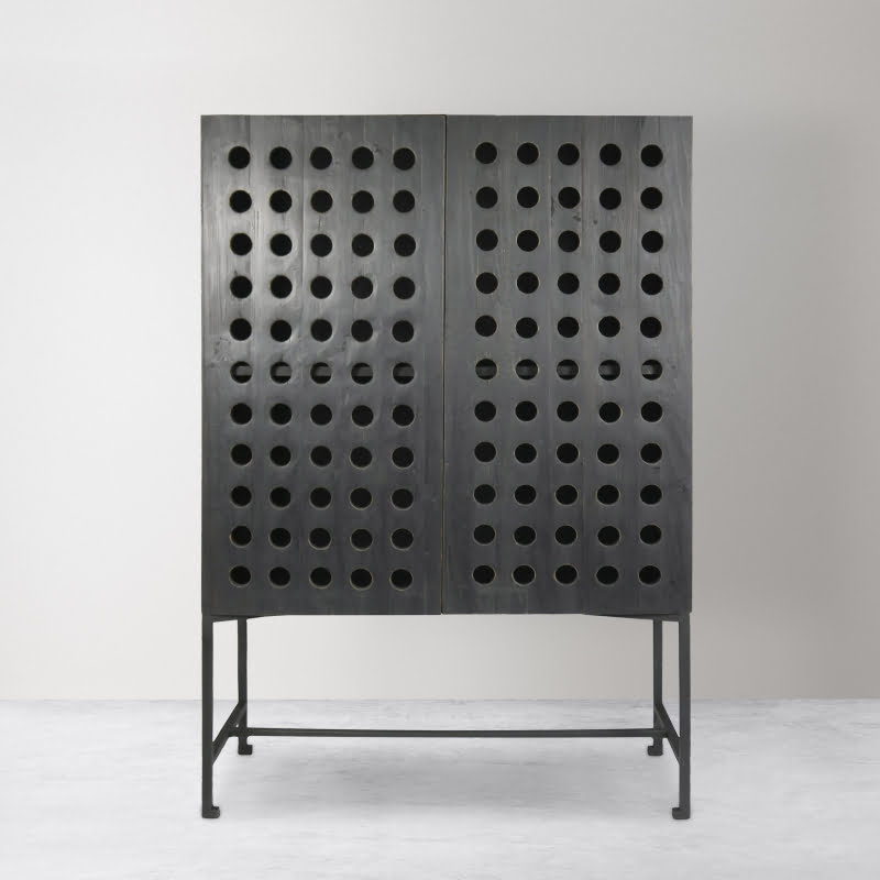 Scrivia Blackwood 2-Door Tall Cabinet - Image 6