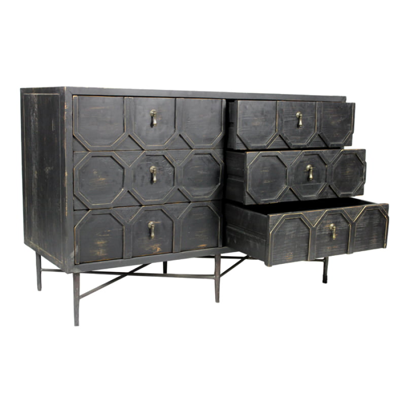 Scrivia Sandhurst 6-Drawer Chest - Image 2