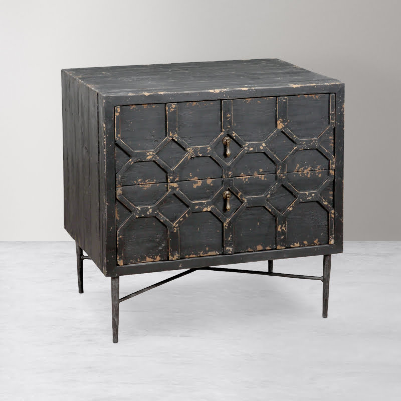 Scrivia Sandhurst 2-Drawer Nightstand