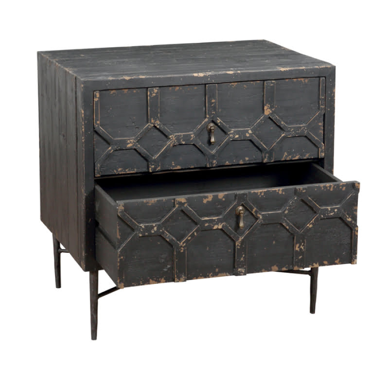 Scrivia Sandhurst 2-Drawer Nightstand - Image 3
