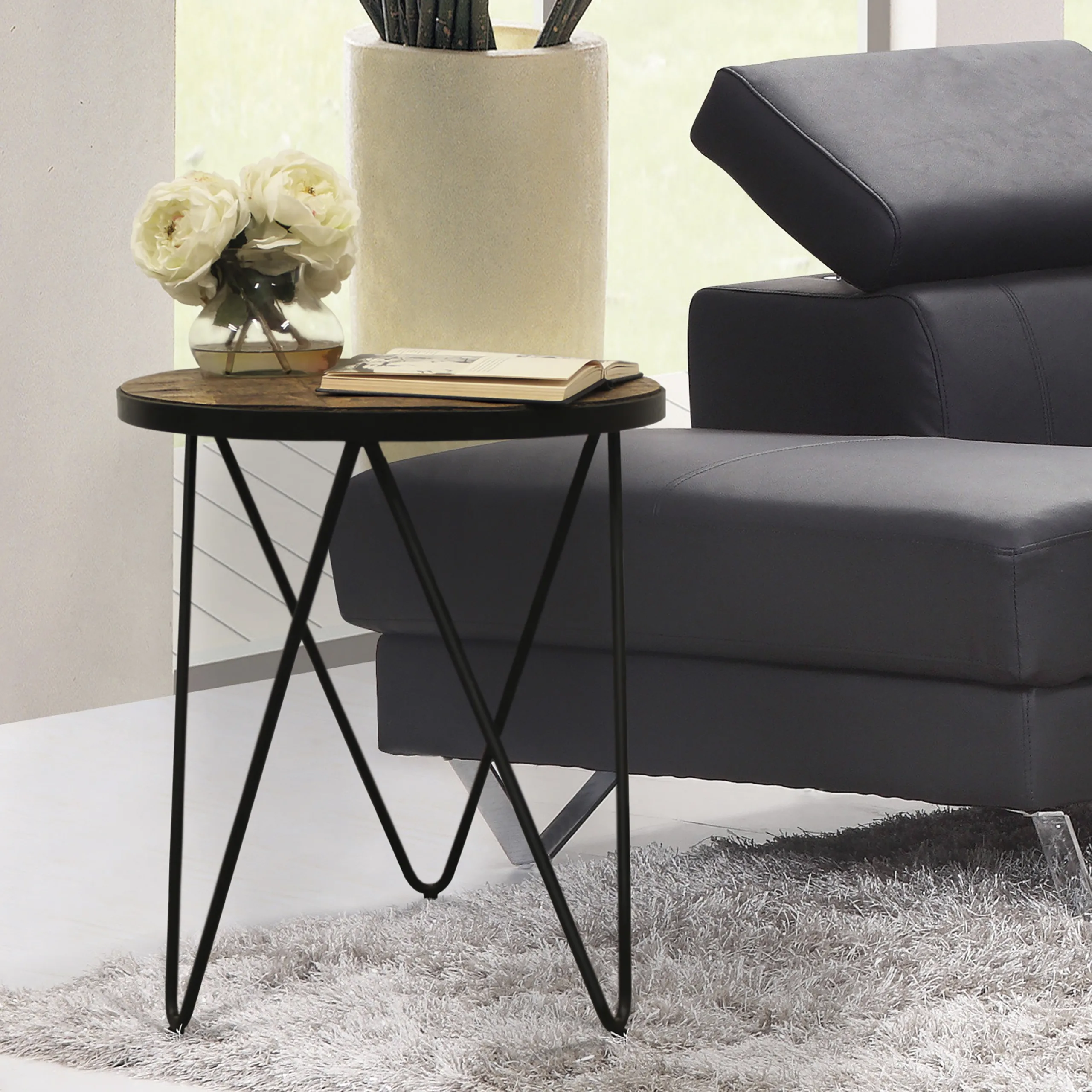 Nina Round End Table