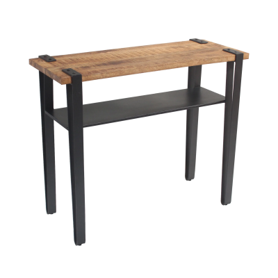 Napa Console with Iron Shelf and Legs
