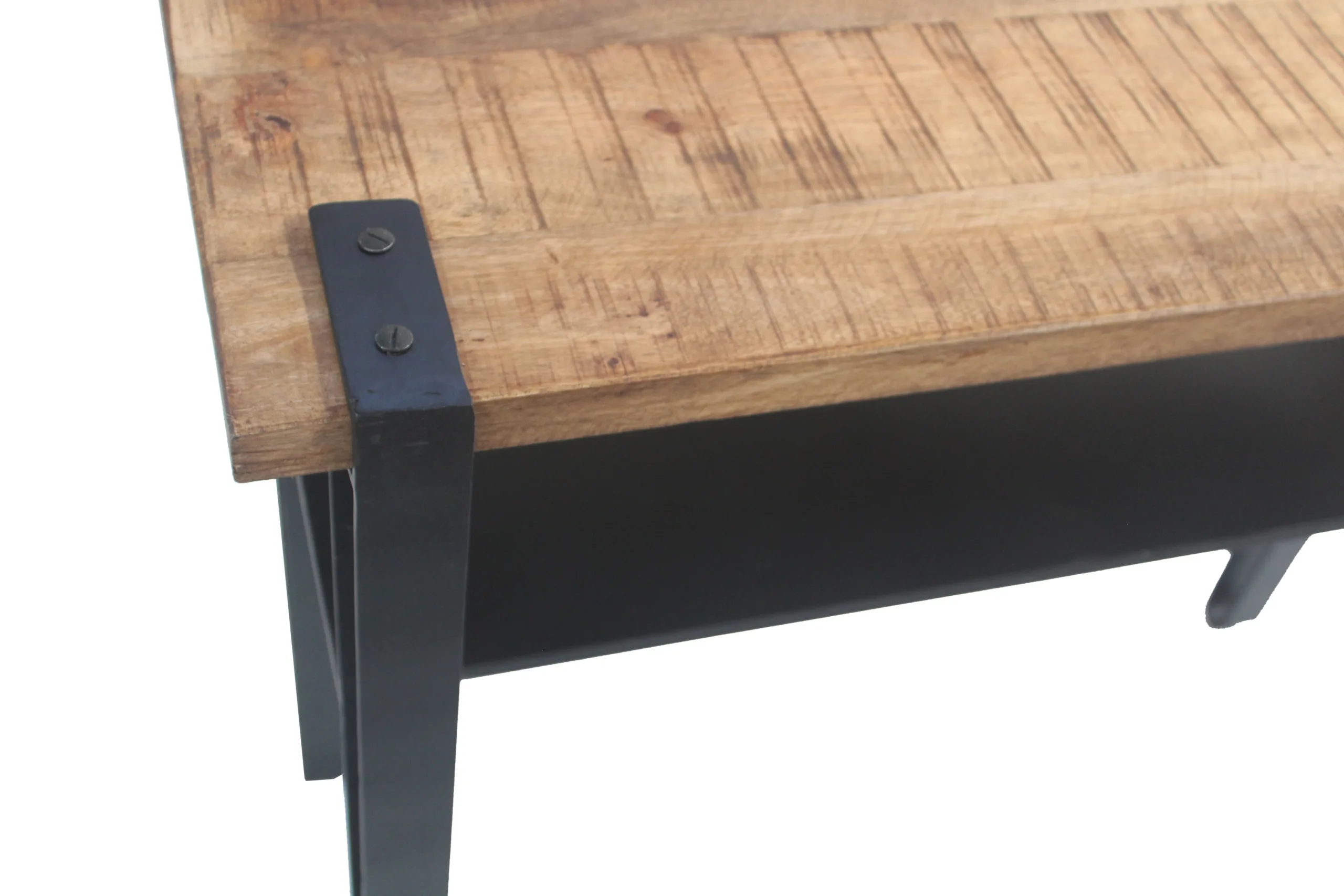 Napa Console with Iron Shelf and Legs - Image 5