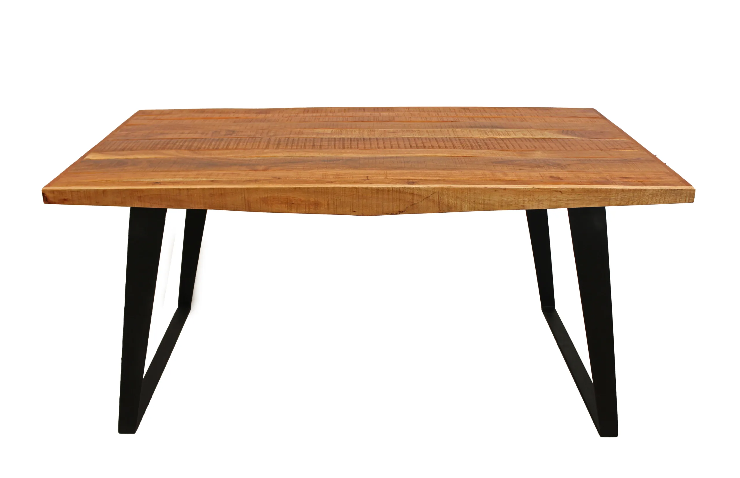 Lakewood 5-Piece Dining Set with 63" Dining Table and 4 Antique Black Leather Chairs - Image 3