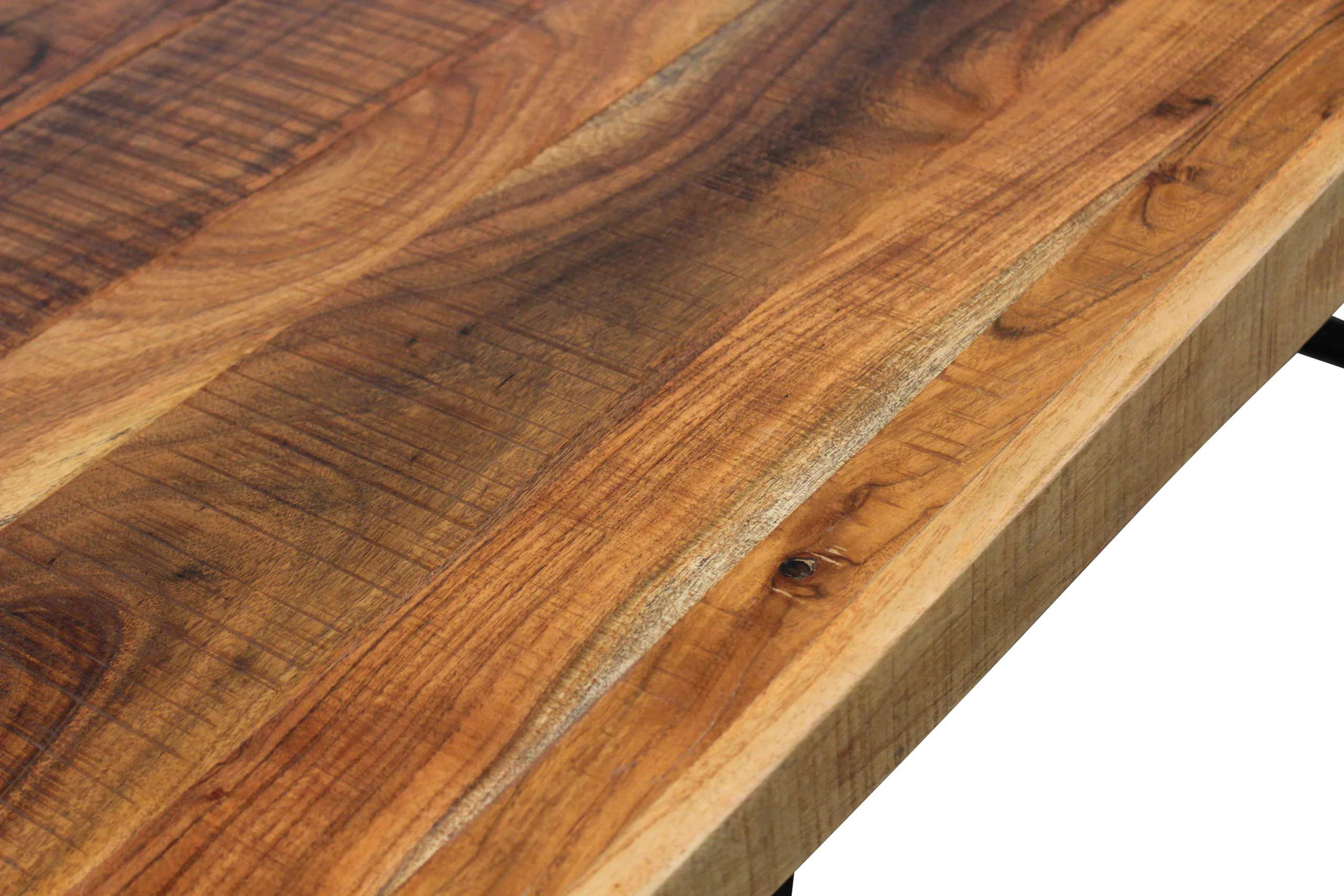 Lakewood 5-Piece Dining Set with 63" Dining Table and 4 Antique Black Leather Chairs - Image 6