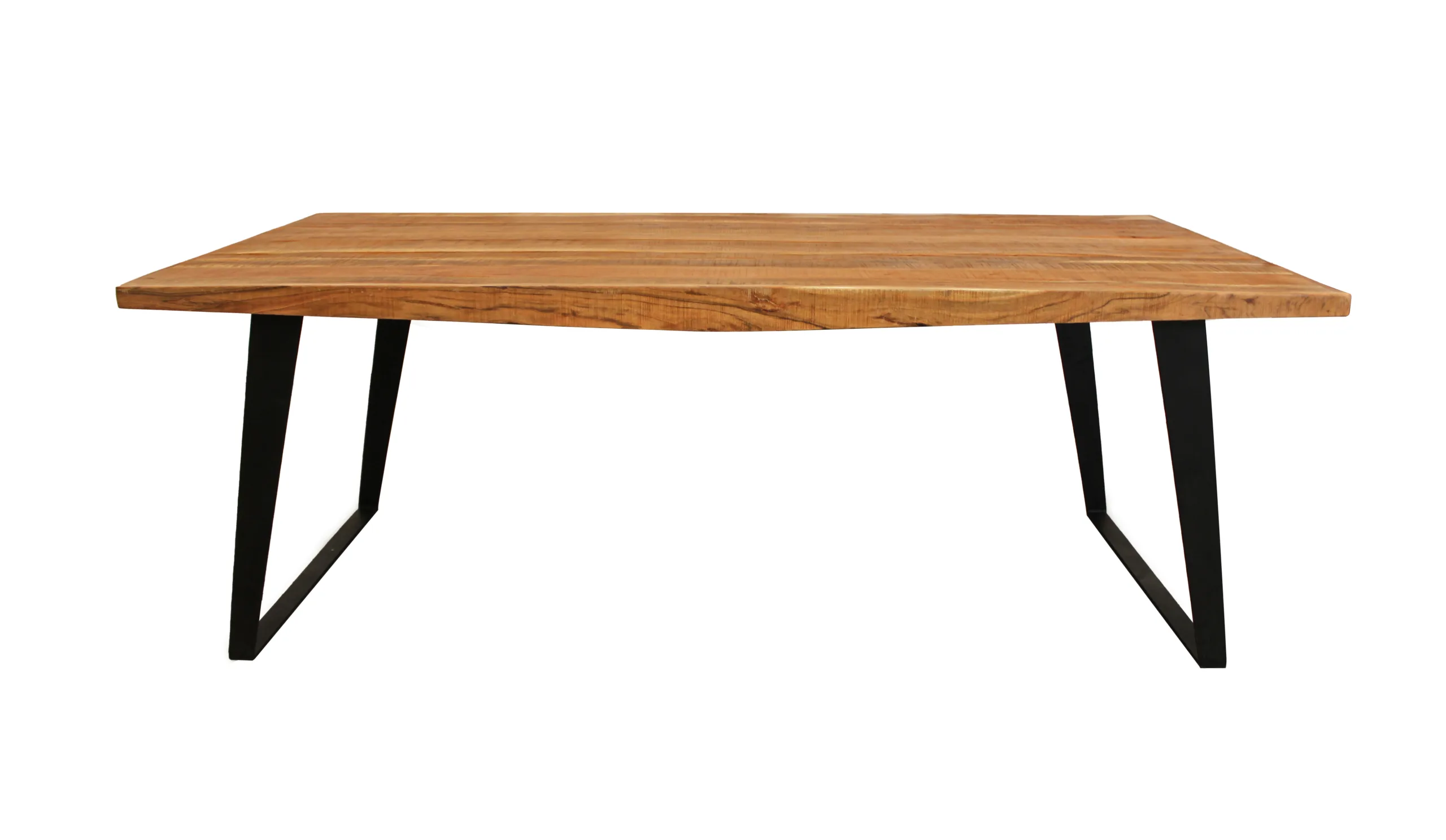 Lakewood 7-Piece Dining Set with 82" Dining Table and 6 Antique Black Leather Chairs - Image 3