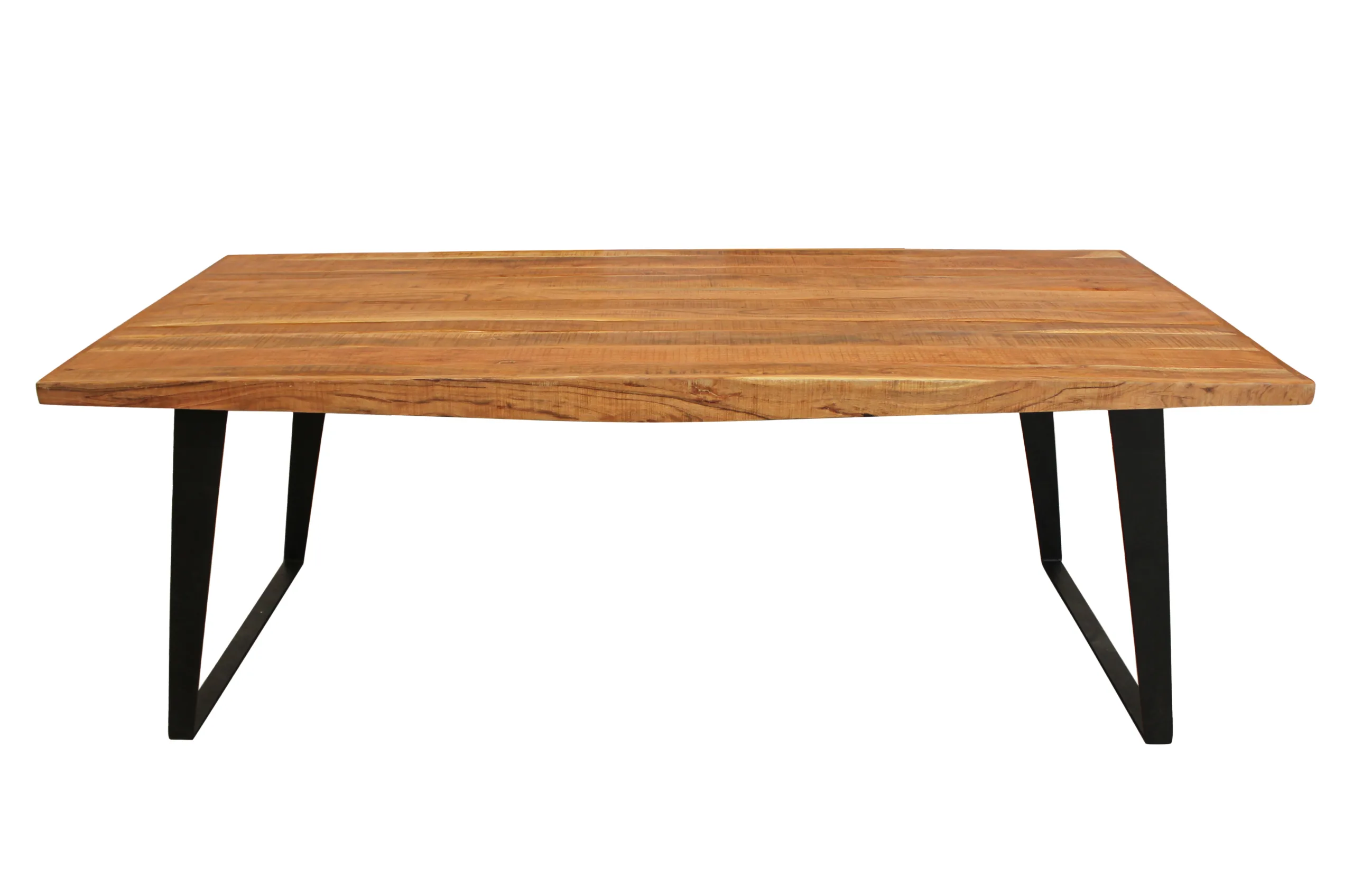 Lakewood 7-Piece Dining Set with 82" Dining Table and 6 Antique Black Leather Chairs - Image 2