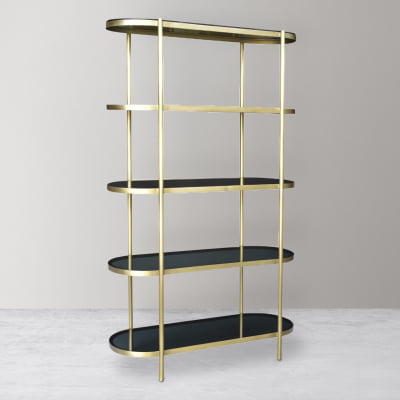 Monique Etagere 75" Bookcase