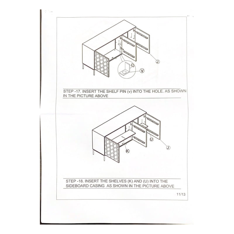 Anakin 3-Door Sideboard - Image 10