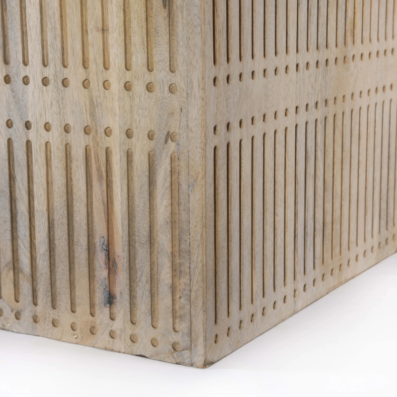 Sarra Console Table - Brushed Ivory - Image 5