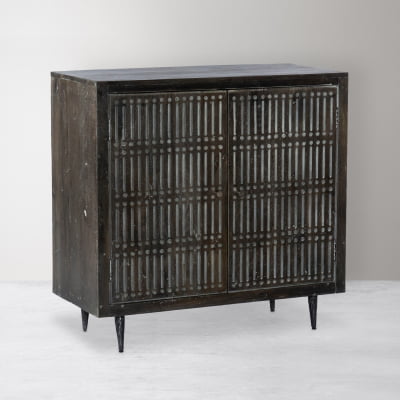 Sarra 2-Door Sideboard - Antique Brown