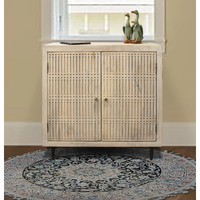 Sarra 2-Door Sideboard - Brushed Ivory