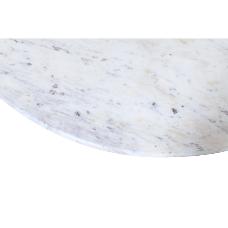 Allure Terrain Oval Dining Table - White Marble - Image 6