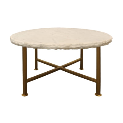 Ambrosia Cocktail Table - White Marble