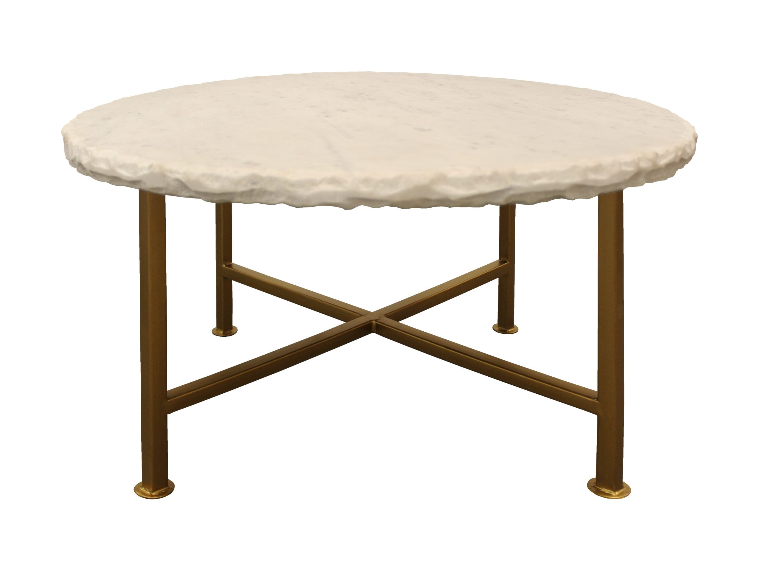 Ambrosia Cocktail Table - White Marble
