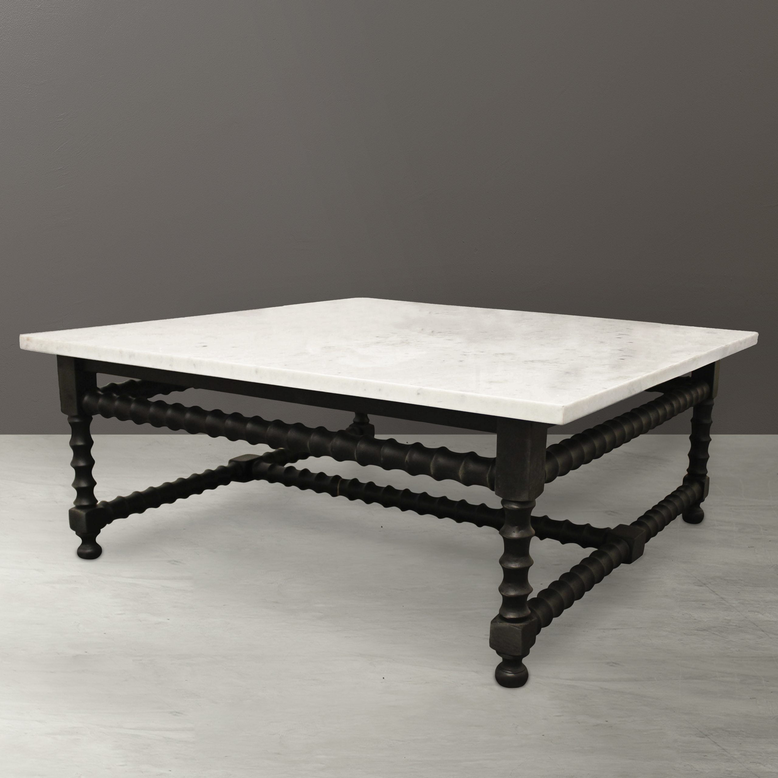 Cranberry Coffee Table - White Marble - Image 2