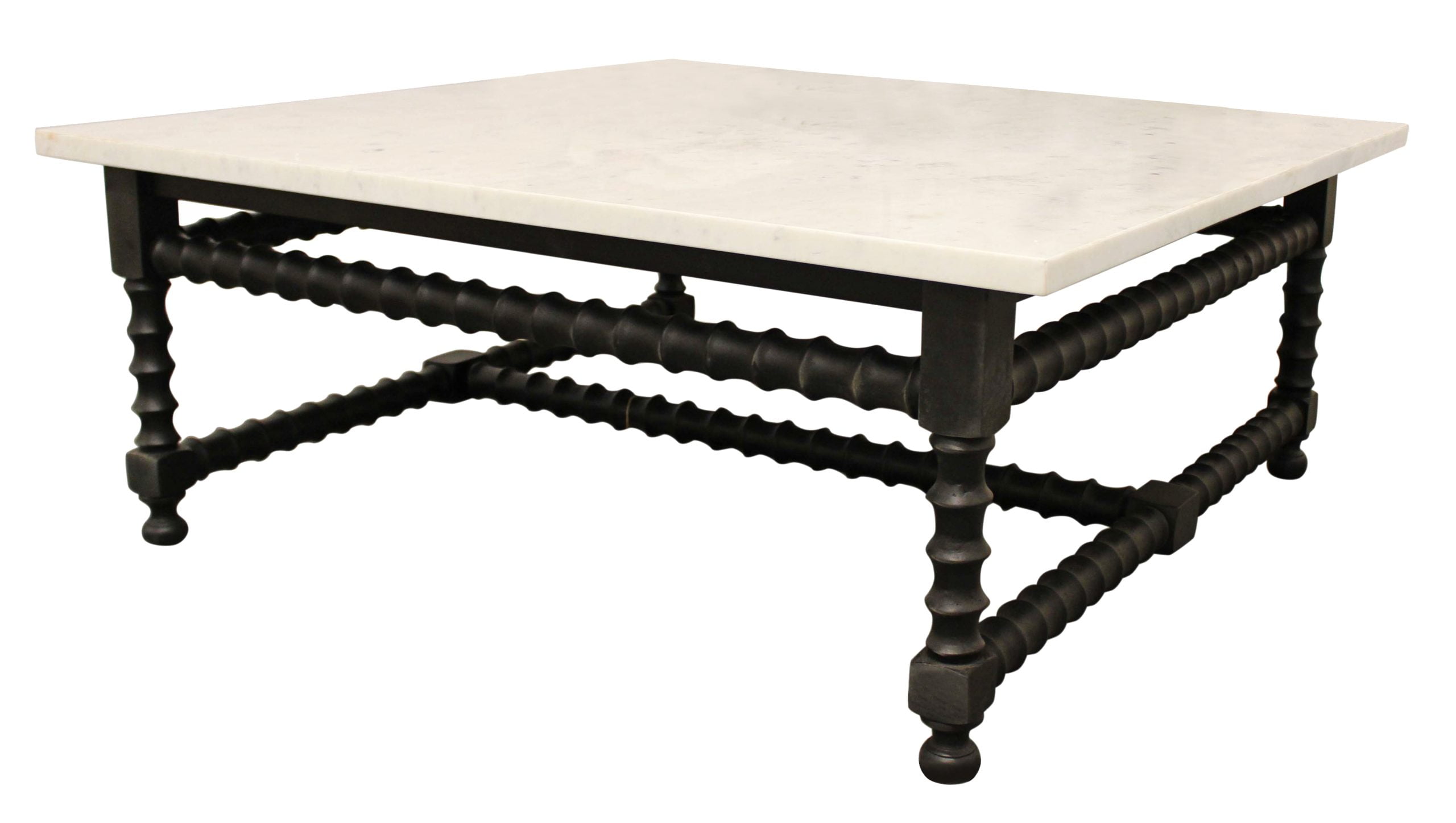 Cranberry Coffee Table - White Marble - Image 4