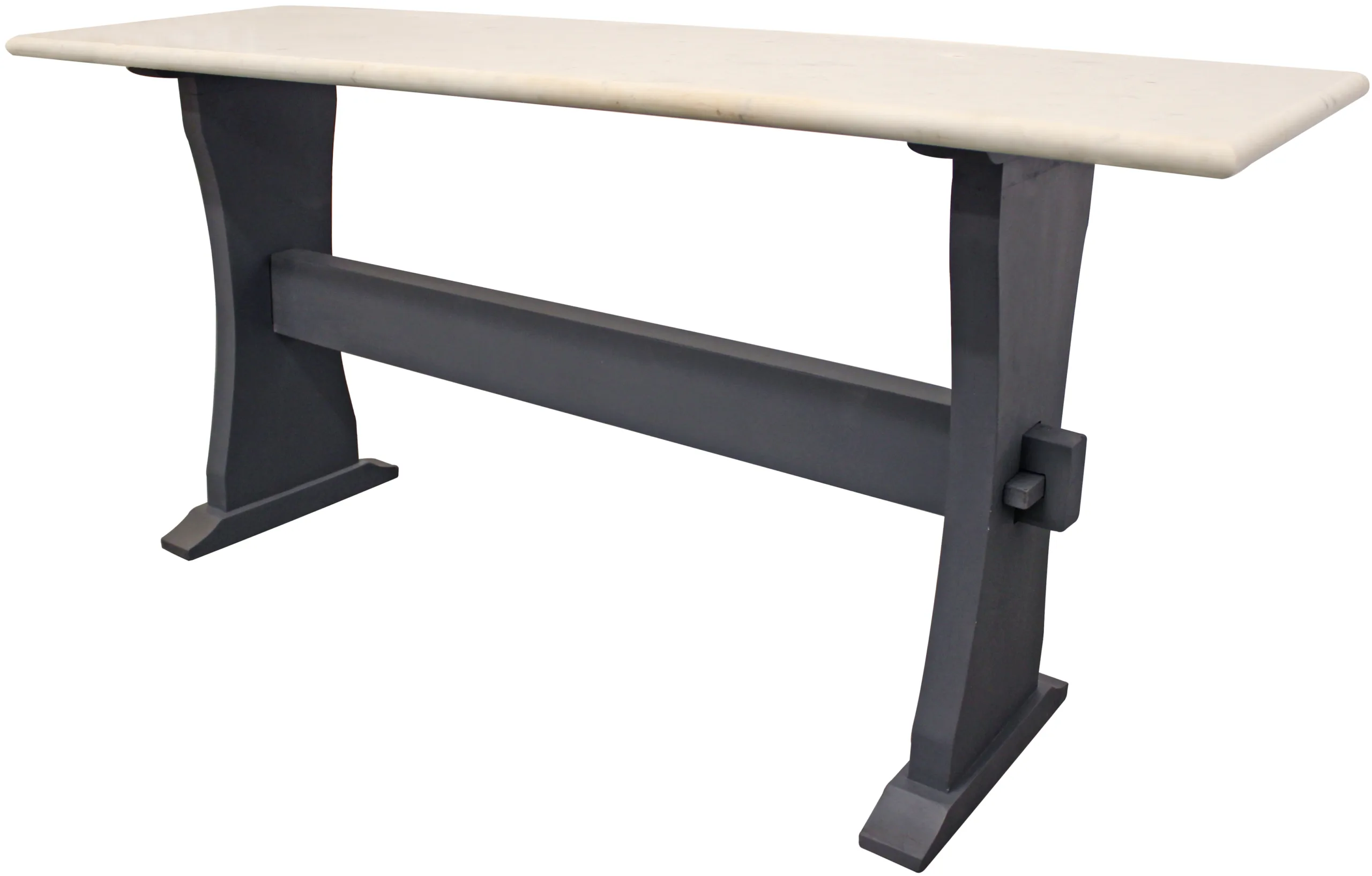 Marina Console Table - White Marble - Image 4