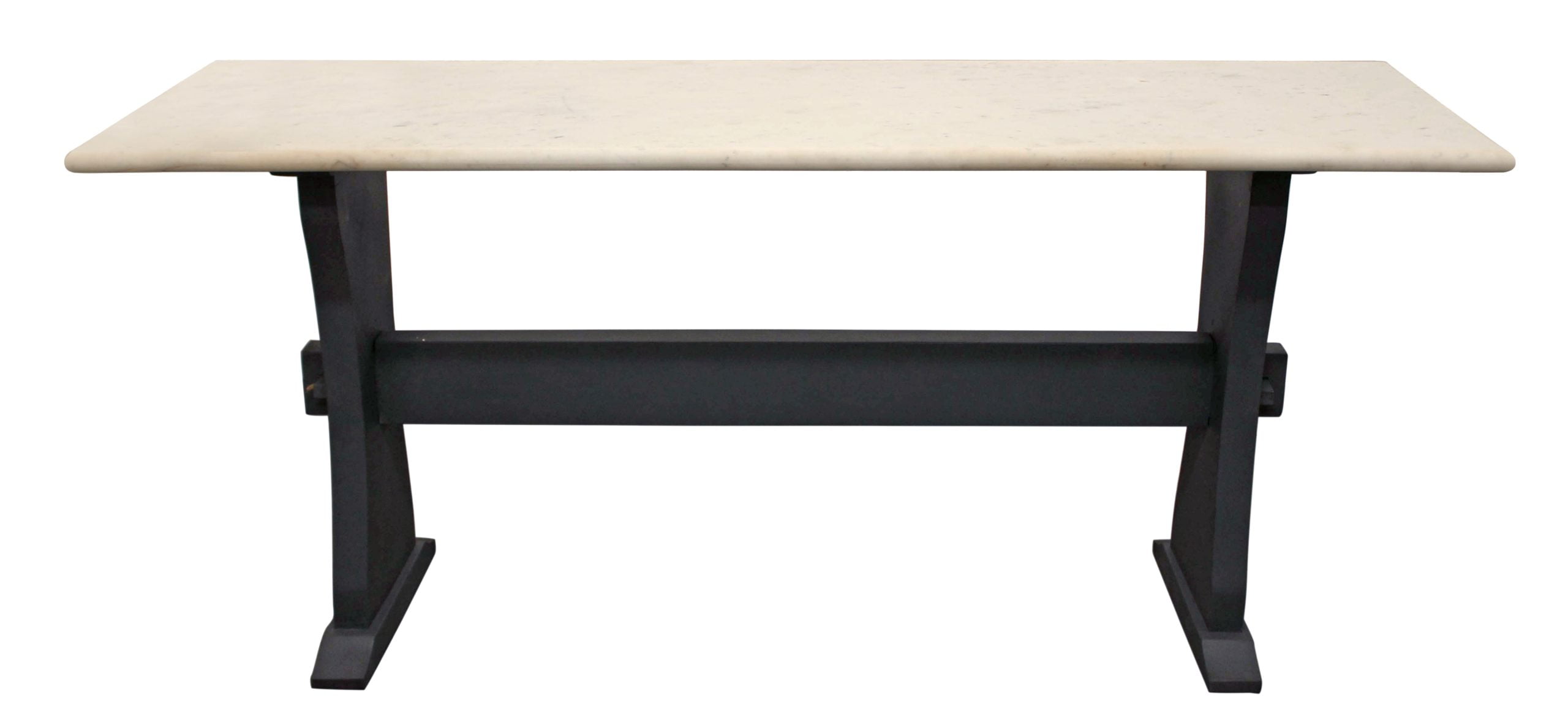 Marina Console Table - White Marble - Image 3