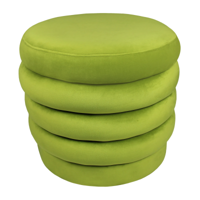 Taylor Round Ottoman - Fern