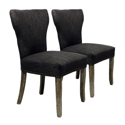 Howell Side Chair 2-Piece Set - Dark Gray