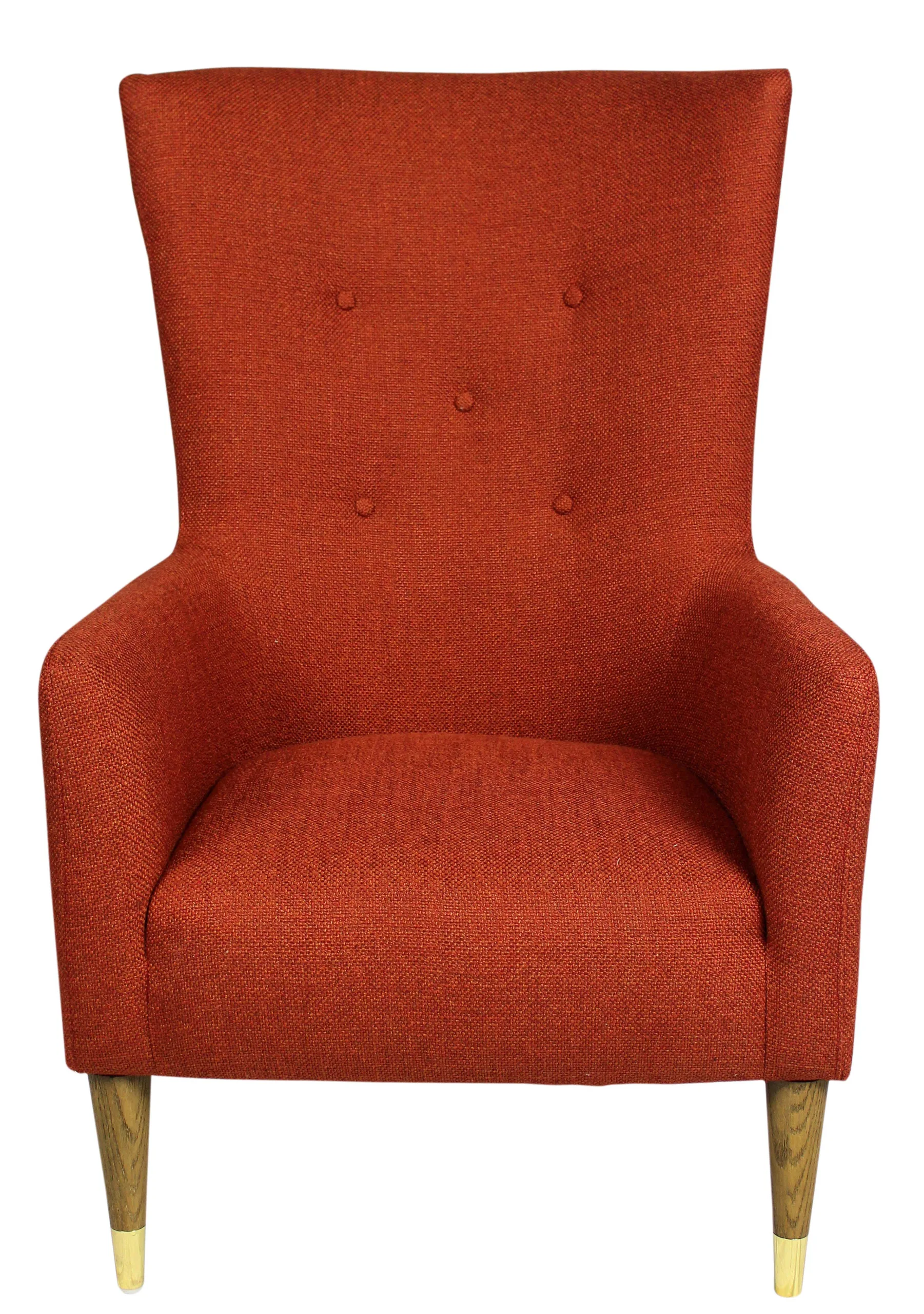 Adams Lounge Chair - Tangerine - Image 2