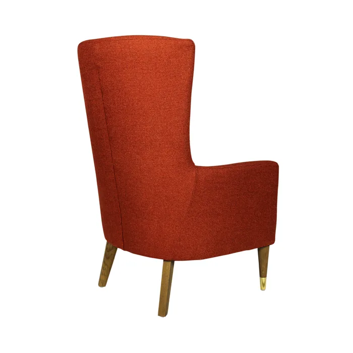Adams Lounge Chair - Tangerine - Image 3