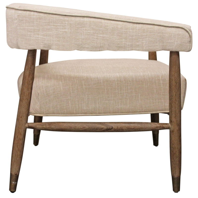 Quincey Arm Chair - Ivory - Image 3