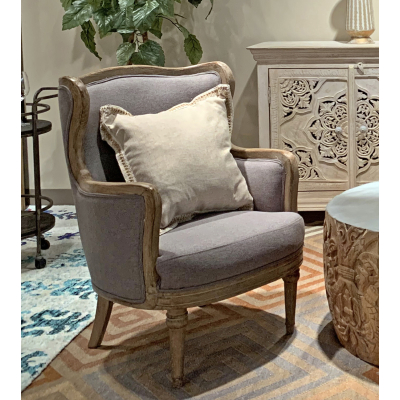Davies Lounge Arm Chair - Gray