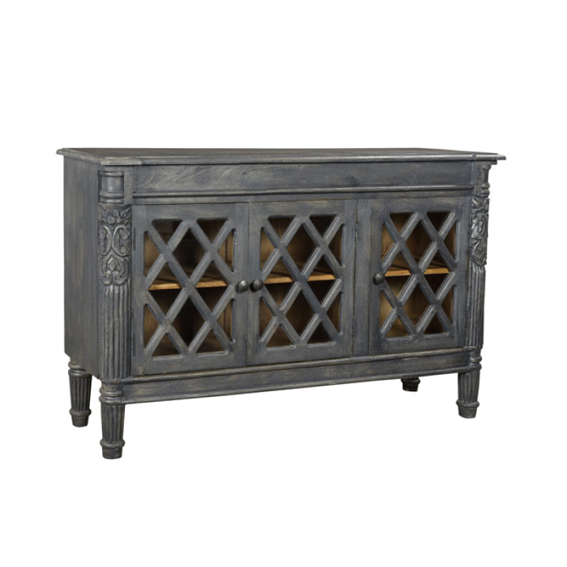 Camden Carlyle 3-Door Sideboard - Gray - Image 3