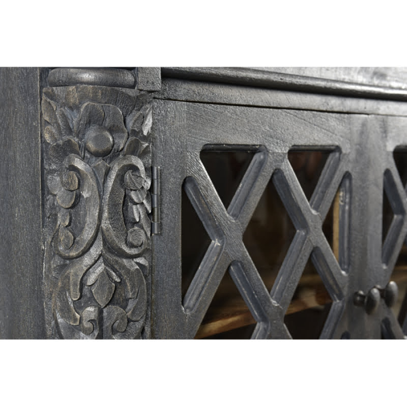 Camden Carlyle 3-Door Sideboard - Gray - Image 6