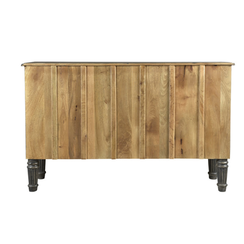 Camden Carlyle 3-Door Sideboard - Gray - Image 4