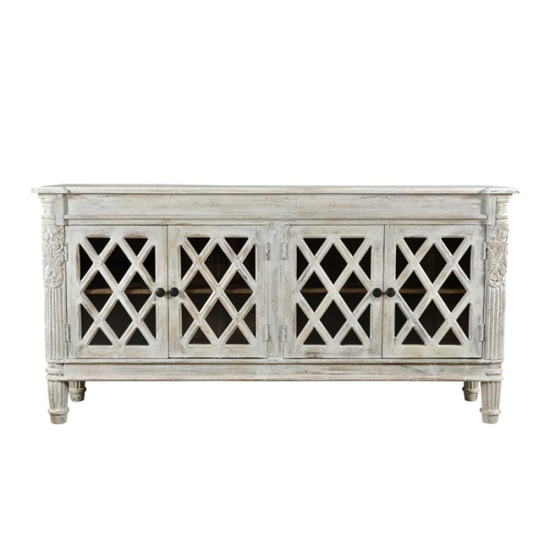 Camden Carlyle 4-Door Sideboard - White