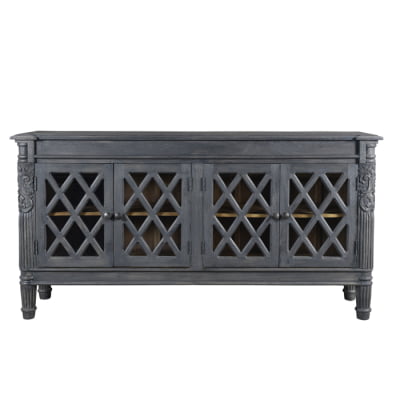 Camden Carlyle 4-Door Sideboard - Gray