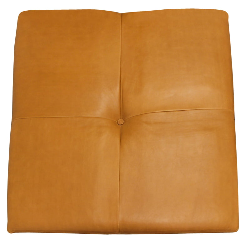 Batton Leather Cocktail Table - Cider Orange - Image 5