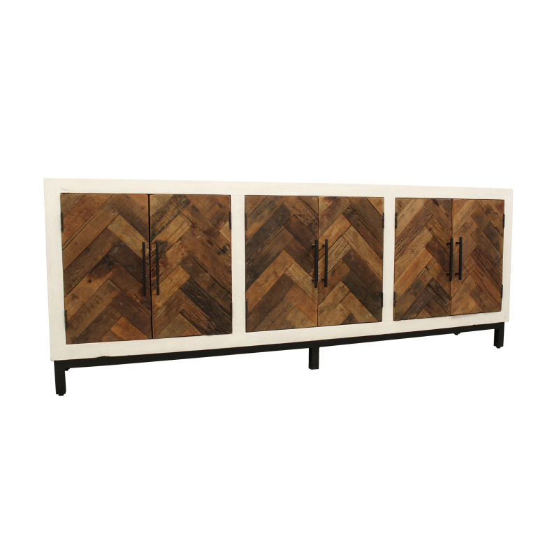 Bayer 6-Door Sideboard - Two-tone - Image 3