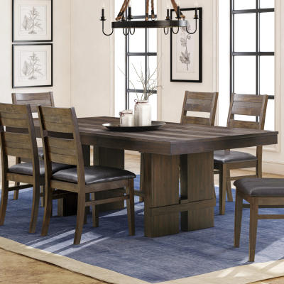 Scottsdale Extendable Dining Table - Antique Brown