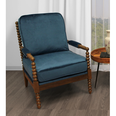 Windsor Occasional Chair - Royal Blue
