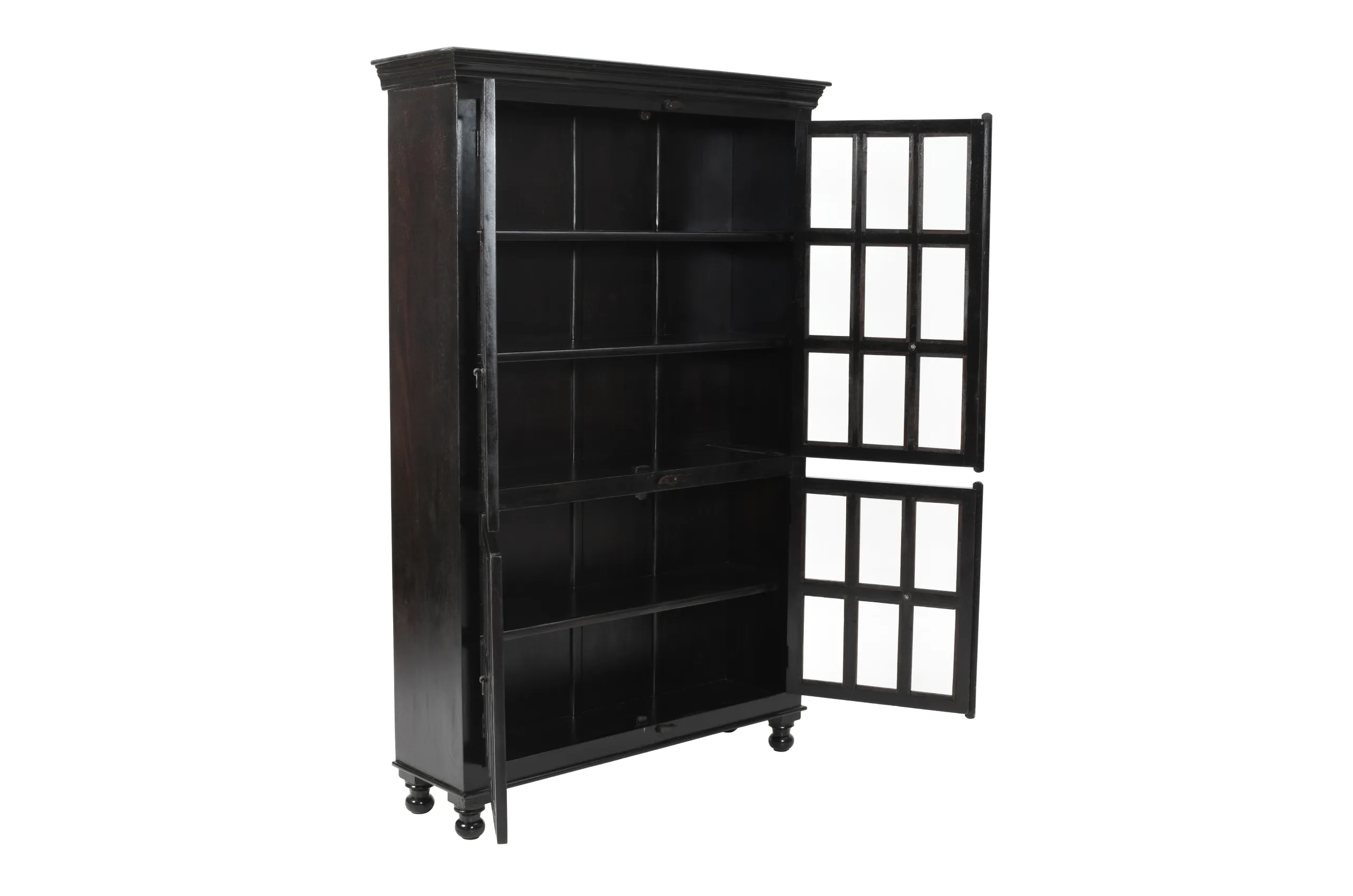 Michigan Glass Cabinet - Dark - Image 4