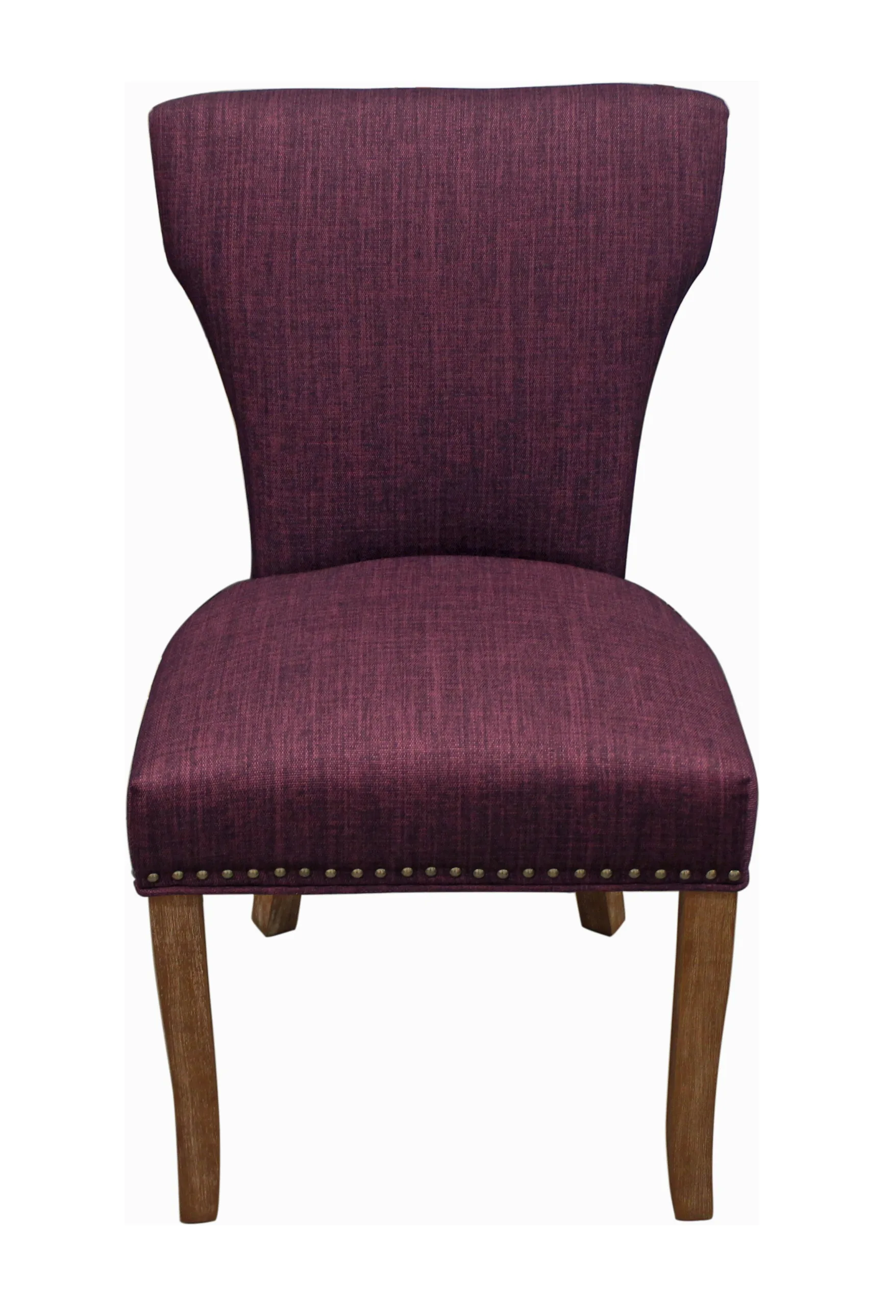 Terrain 7-Piece Dining Set with 60" Round Dining Table and 3 Sets of Howell Purple Chairs - Image 9